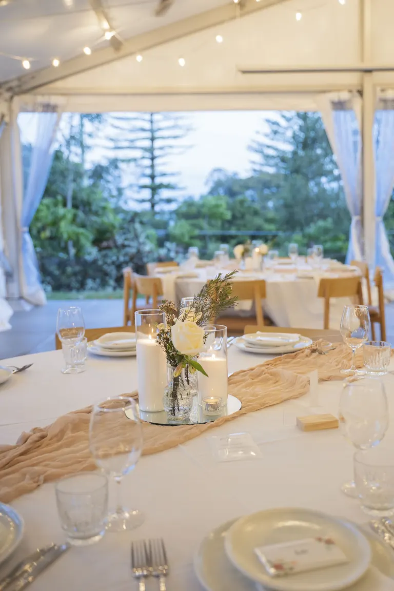 Styled Reception Stradbroke Marquee