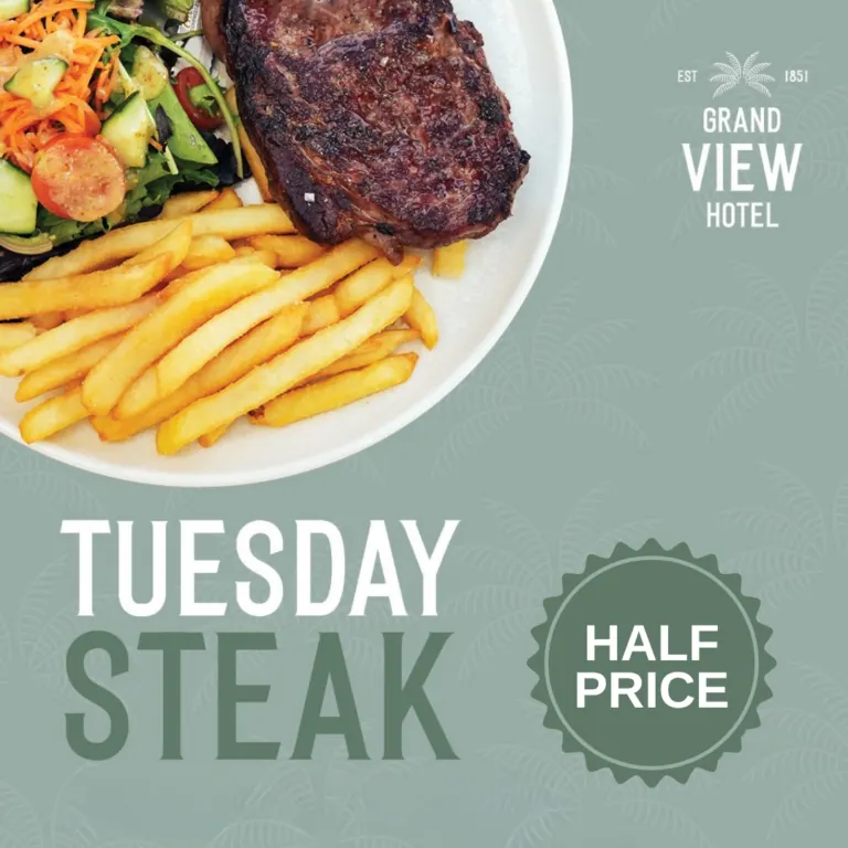 GVH Tuesday Half Price Steak